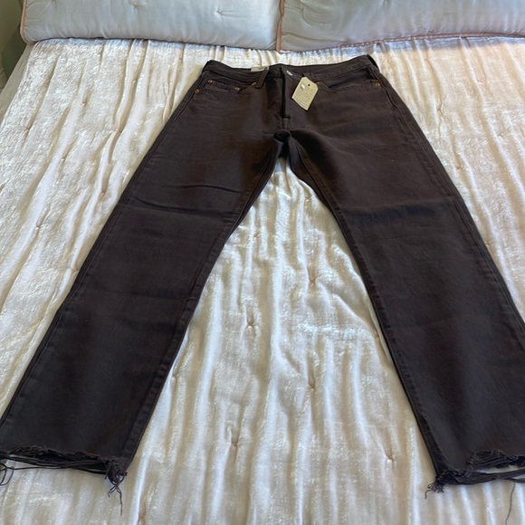 Levi’s 501 brown sz 28x30 NWTS WOMEN - Picture 3 of 9
